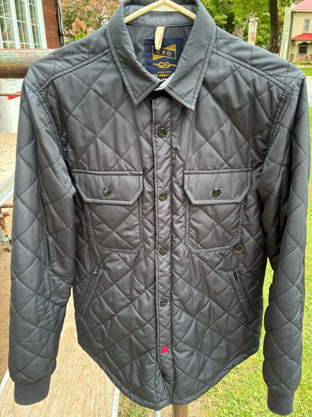 Quilted black jacket